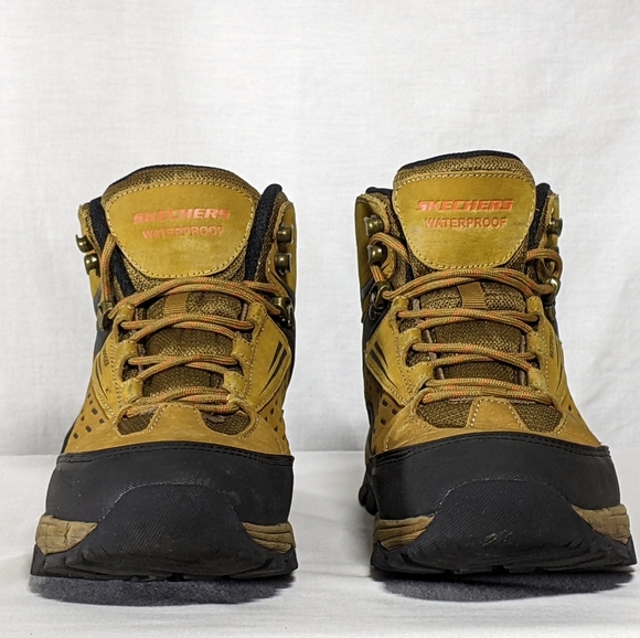 Skechers Mens Waterproof Leather Real Hikers Hiking Boot Sz 7 - Picture 3 of 4